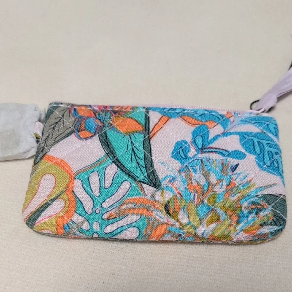 Vera Bradley Rain Forest Canopy Zip ID Case NWT